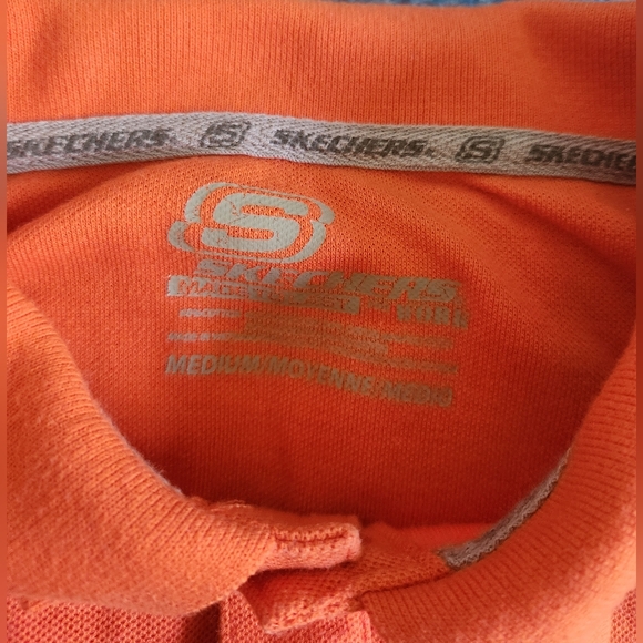 Skechers For Work Men's Polo Shirt Orange Medium - Picture 8 of 8